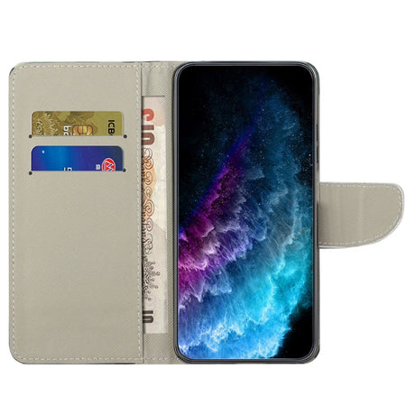 Honor 90 Lite Læder Cover m. Pung & Ståfunktion - London Big Ben