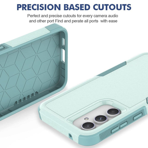 Samsung Galaxy S23 FE Hybrid Håndværker Cover - Mintgrøn