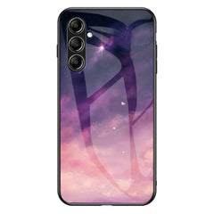 Samsung Galaxy S23 FE Plastik Cover m. Glasbagside - Lilla Himmel
