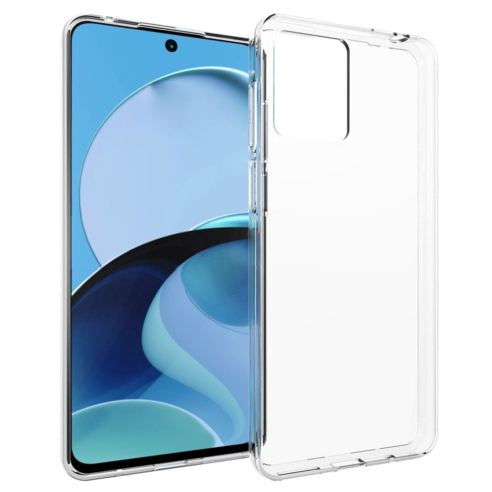 Motorola Moto G14 Fleksibelt Plastik Cover - Gennemsigtig