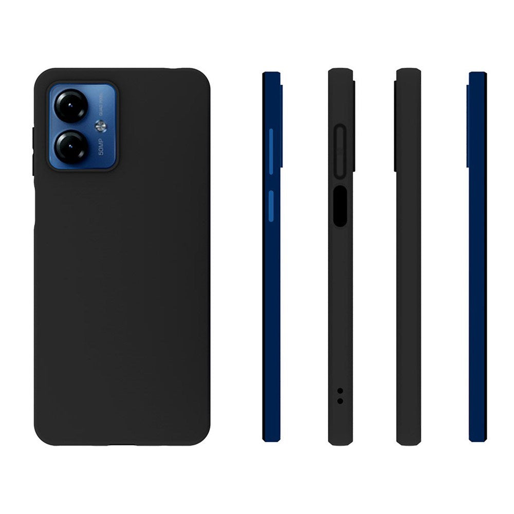 EIDERWOOD Motorola Moto G14 Fleksibel Plastik Cover - Sort