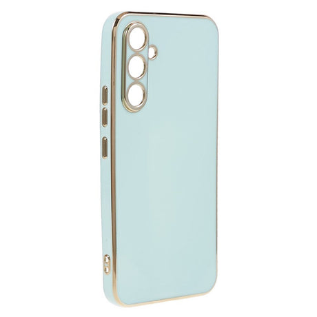 Samsung Galaxy A25 (5G) Fleksibelt Plastik Cover m. Guld Kant - Grøn