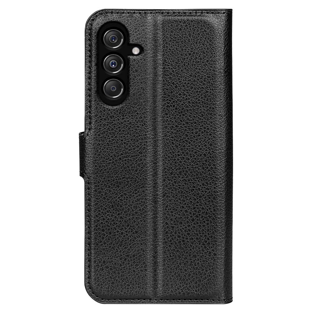 Samsung Galaxy M34 (5G) / F34 (5G) Litchi Læder Cover m. Pung - Sort