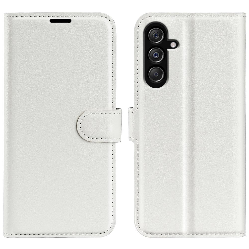 Samsung Galaxy M34 (5G) / F34 (5G) Litchi Læder Cover m. Pung - Hvid