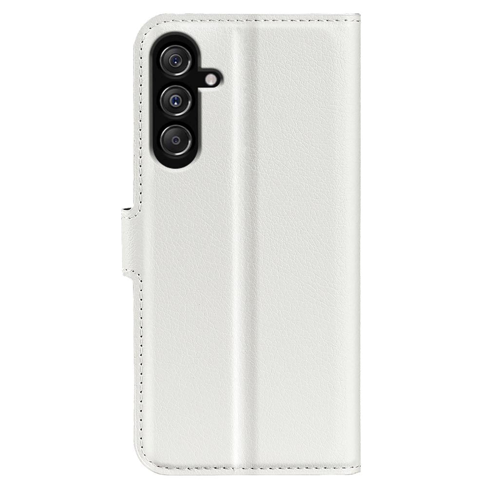 Samsung Galaxy M34 (5G) / F34 (5G) Litchi Læder Cover m. Pung - Hvid
