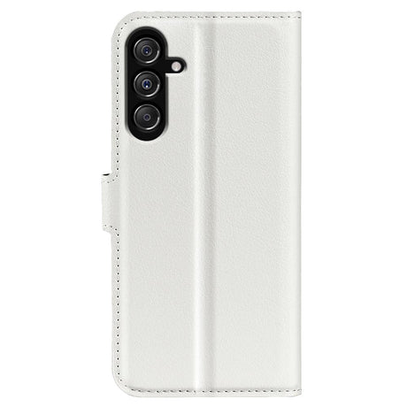 Samsung Galaxy M34 (5G) / F34 (5G) Litchi Læder Cover m. Pung - Hvid