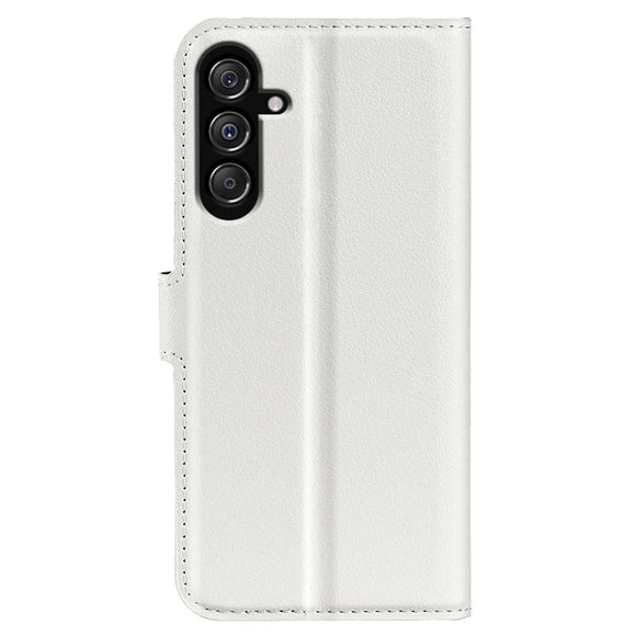 Samsung Galaxy M34 (5G) / F34 (5G) Litchi Læder Cover m. Pung - Hvid