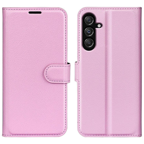 Samsung Galaxy M34 (5G) / F34 (5G) Litchi Læder Cover m. Pung - Baby Lyserød