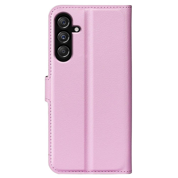 Samsung Galaxy M34 (5G) / F34 (5G) Litchi Læder Cover m. Pung - Baby Lyserød