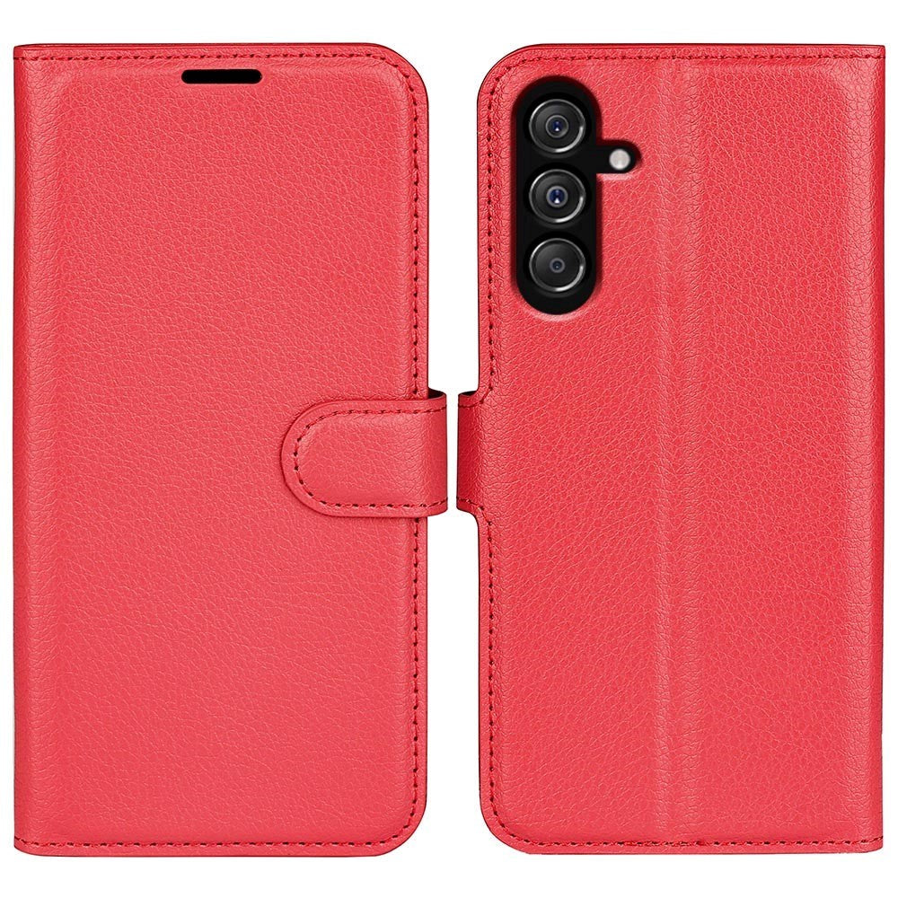 Samsung Galaxy M34 (5G) / F34 (5G) Litchi Læder Cover m. Pung - Rød