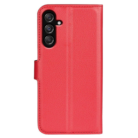 Samsung Galaxy M34 (5G) / F34 (5G) Litchi Læder Cover m. Pung - Rød
