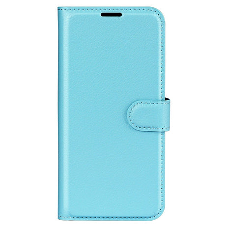 Samsung Galaxy M34 (5G) / F34 (5G) Litchi Læder Cover m. Pung - Lyseblå