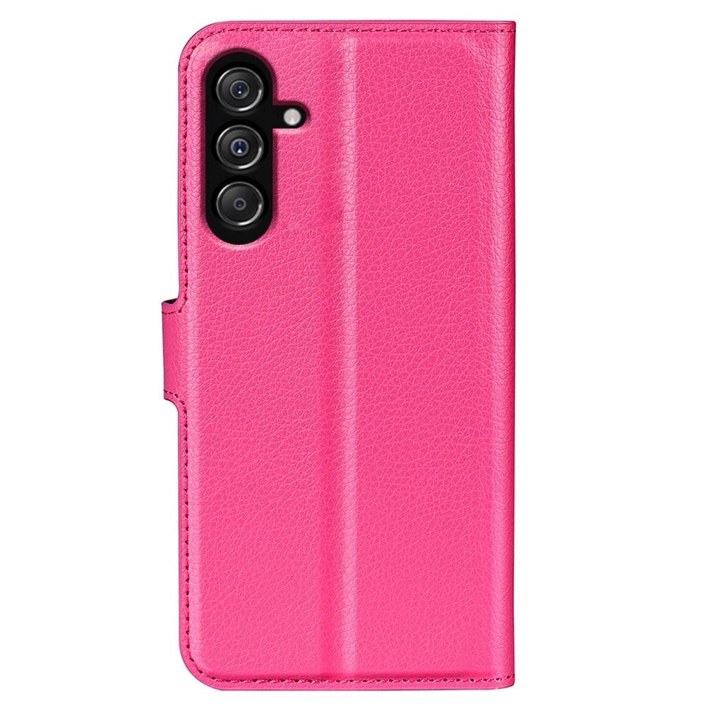 Samsung Galaxy M34 (5G) / F34 (5G) Litchi Læder Cover m. Pung - Lyserød
