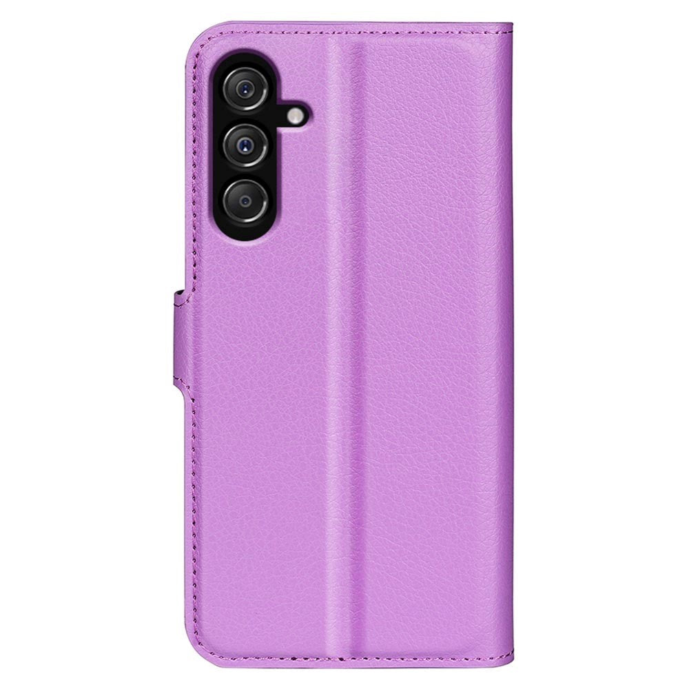 Samsung Galaxy M34 (5G) / F34 (5G) Litchi Læder Cover m. Pung - Lilla