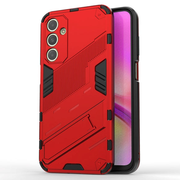 Samsung Galaxy A25 (5G) Hybrid Håndværker Cover m. Kickstand - Rød