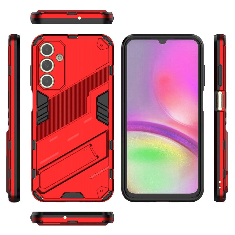 Samsung Galaxy A25 (5G) Hybrid Håndværker Cover m. Kickstand - Rød