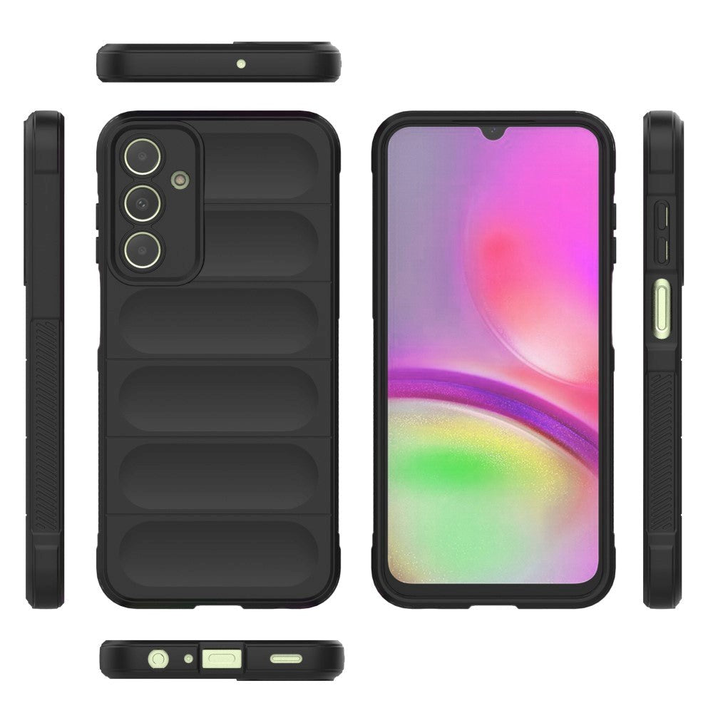 Samsung Galaxy A25 (5G) Fleksibelt Plastik Cover - Sort