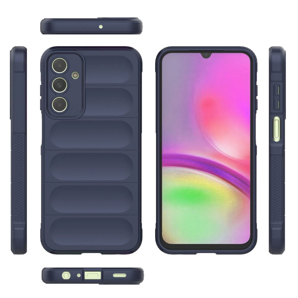 Samsung Galaxy A25 (5G) Fleksibelt Plastik Cover - Mørke Blå
