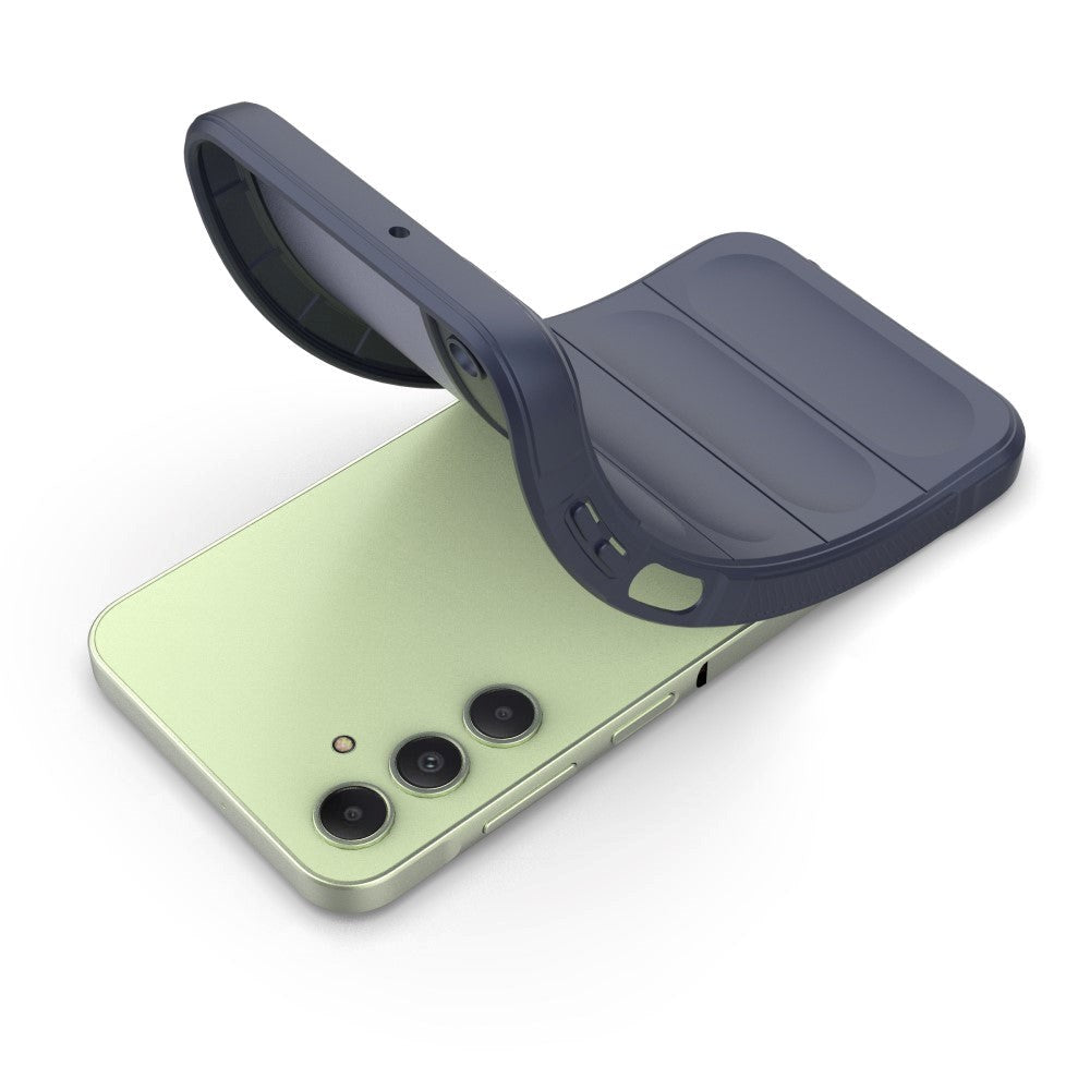 Samsung Galaxy A25 (5G) Fleksibelt Plastik Cover - Mørke Blå