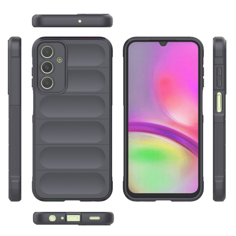 Samsung Galaxy A25 (5G) Fleksibelt Plastik Cover - Mørke Grå
