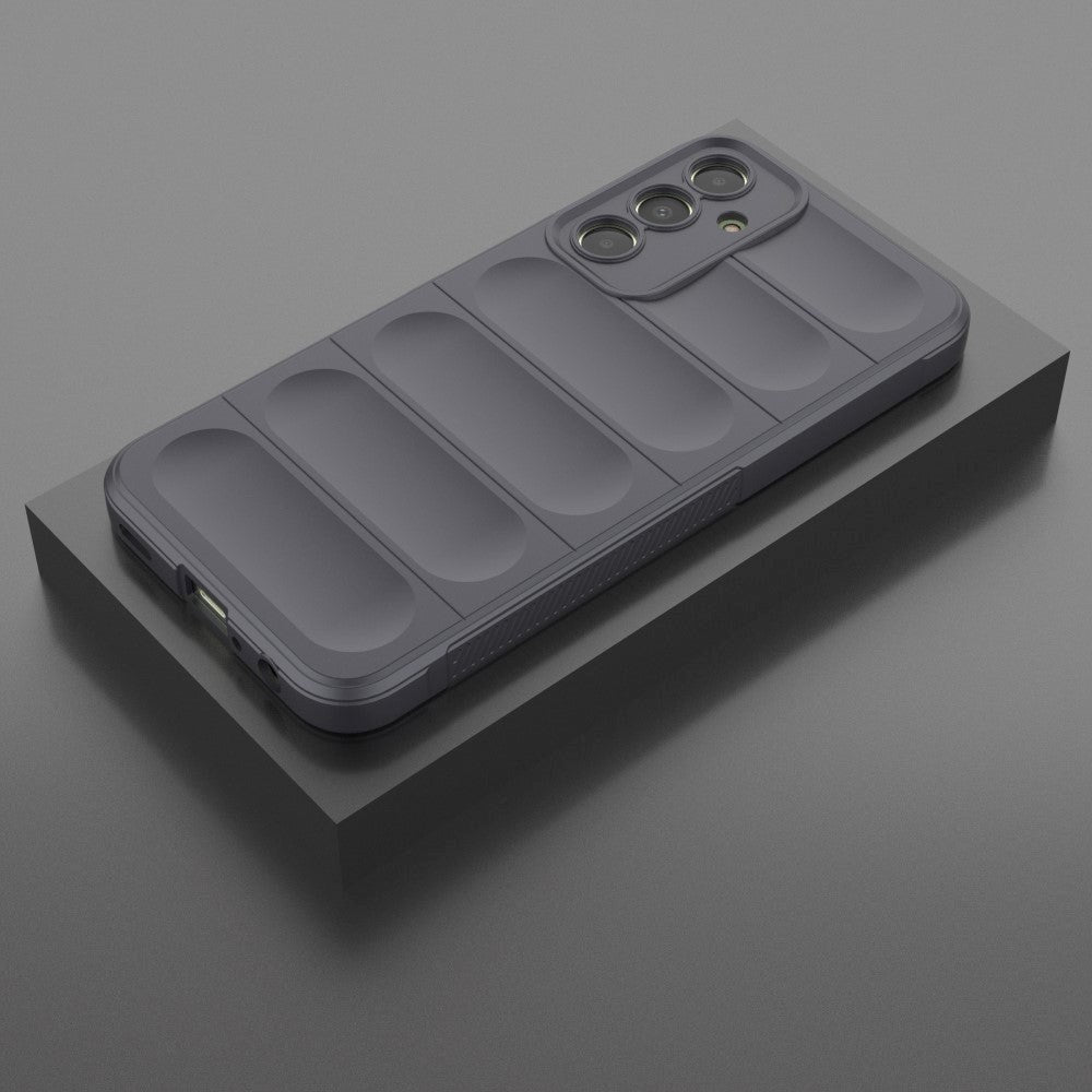 Samsung Galaxy A25 (5G) Fleksibelt Plastik Cover - Mørke Grå