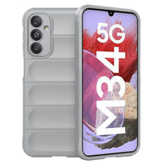 Samsung Galaxy M34 (5G) / F34 (5G) Fleksibelt Plastik Cover - Lysegrå