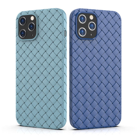 iPhone 15 Fleksibelt Plastik Cover - Flet Design - Blå