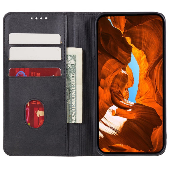 EIDERWOOD Samsung Galaxy Xcover 6 Pro Kunstlæder Flip Cover m. Kortholder & Ståfunktion - Sort
