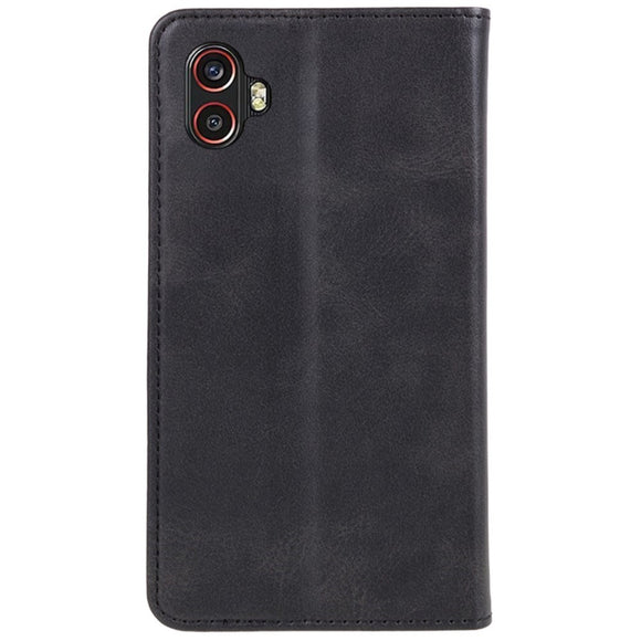 EIDERWOOD Samsung Galaxy Xcover 6 Pro Kunstlæder Flip Cover m. Kortholder & Ståfunktion - Sort