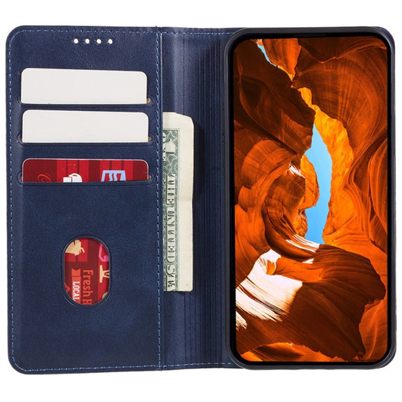 EIDERWOOD Samsung Galaxy Xcover 6 Pro Kunstlæder Flip Cover m. Kortholder & Ståfunktion - Blå
