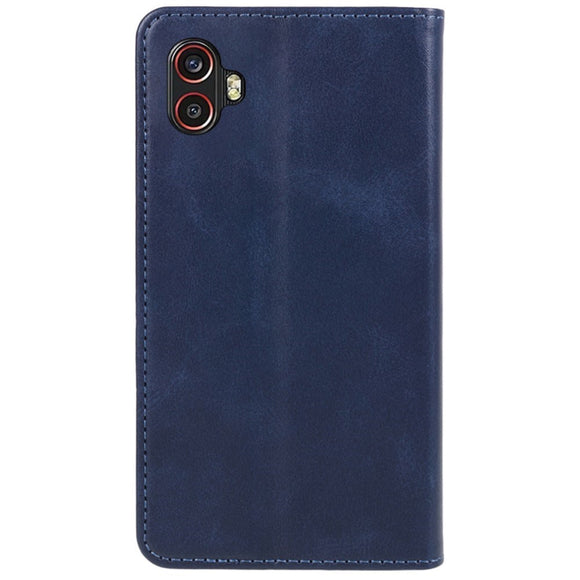 EIDERWOOD Samsung Galaxy Xcover 6 Pro Kunstlæder Flip Cover m. Kortholder & Ståfunktion - Blå