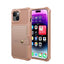 iPhone 15 Hybrid Cover m. Pung - Rose Gold
