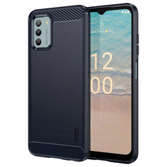 Nokia G42 Brushed Carbon Fiber Cover - Blå