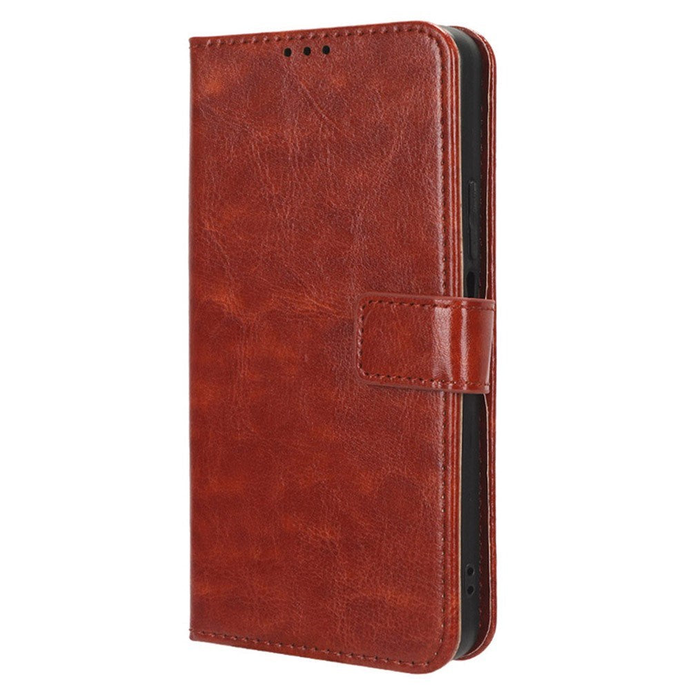 EIDERWOOD Honor X6a Kunstlæder Flip Cover m. Strop - Brun