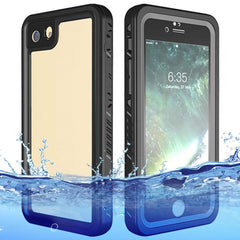iPhone SE (2022 / 2020) / 8 / 7 Redpepper IP68 Vandtæt Cover - Sort / Gennemsigtig