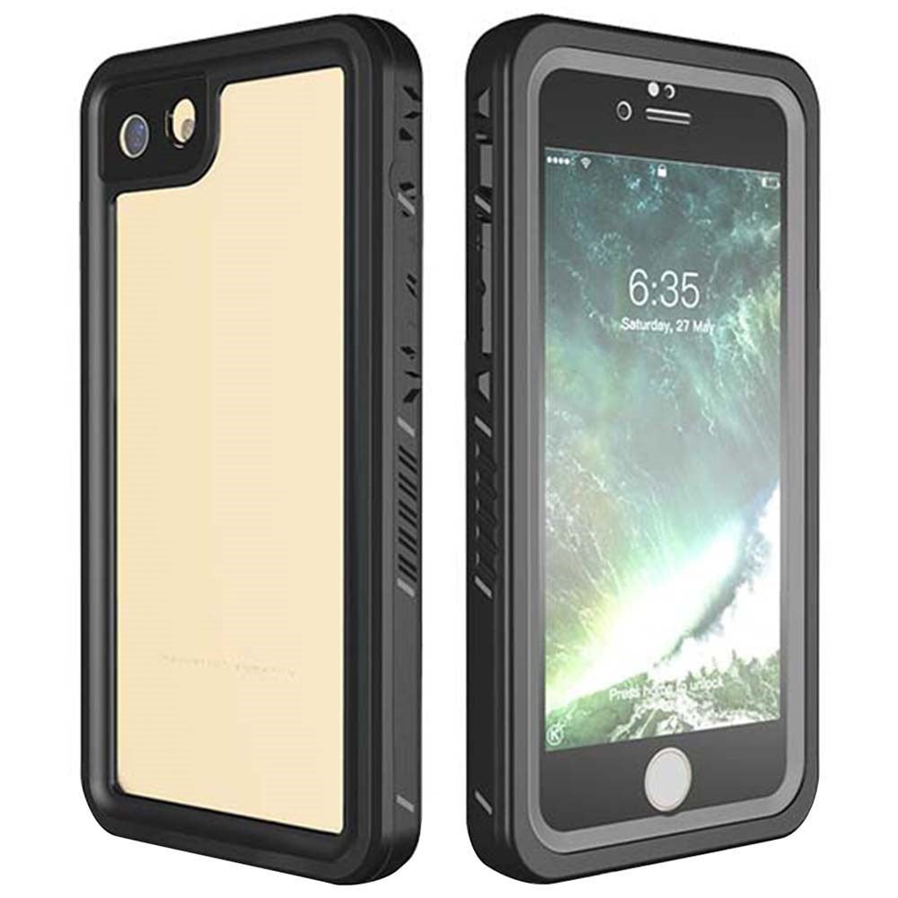 iPhone SE (2022 / 2020) / 8 / 7 Redpepper IP68 Vandtæt Cover - Sort / Gennemsigtig