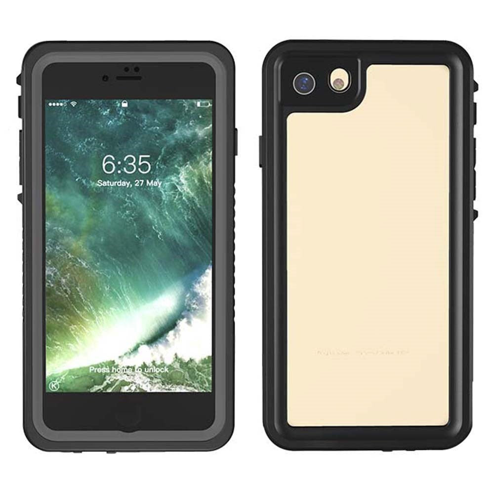 iPhone SE (2022 / 2020) / 8 / 7 Redpepper IP68 Vandtæt Cover - Sort / Gennemsigtig