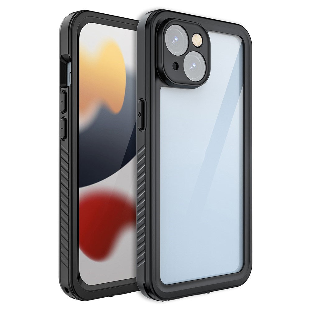 iPhone 15 Redpepper IP68 Vandtæt Cover - Sort / Gennemsigtig