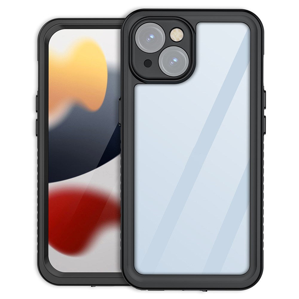 iPhone 15 Redpepper IP68 Vandtæt Cover - Sort / Gennemsigtig