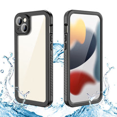 iPhone 15 Plus Redpepper IP68 Vandtæt Cover - Sort / Gennemsigtig