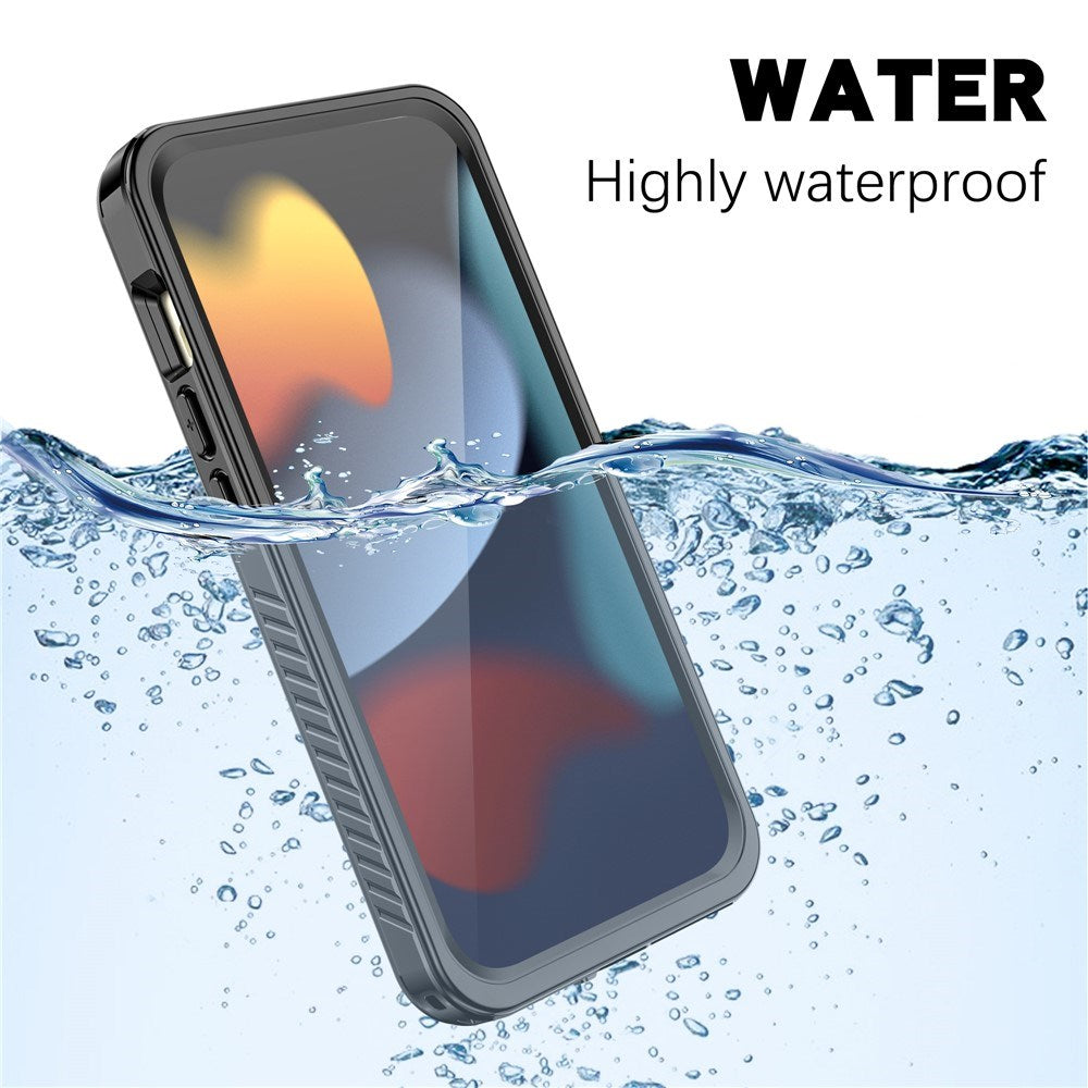 iPhone 15 Plus Redpepper IP68 Vandtæt Cover - Sort / Gennemsigtig