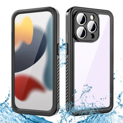 iPhone 15 Pro Max Redpepper IP68 Vandtæt Cover - Sort / Gennemsigtig