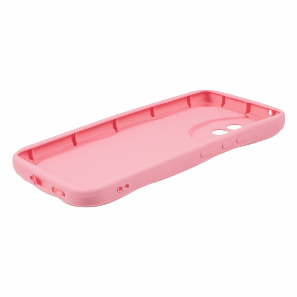 EIDERWOOD Samsung Galaxy A23 / A23 (5G) Fleksibelt Plastik Cover m. Bølget Kanter - Pink