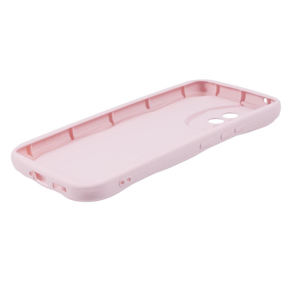 EIDERWOOD Samsung Galaxy A23 / A23 (5G) Fleksibelt Plastik Cover m. Bølget Kanter - Lyserød