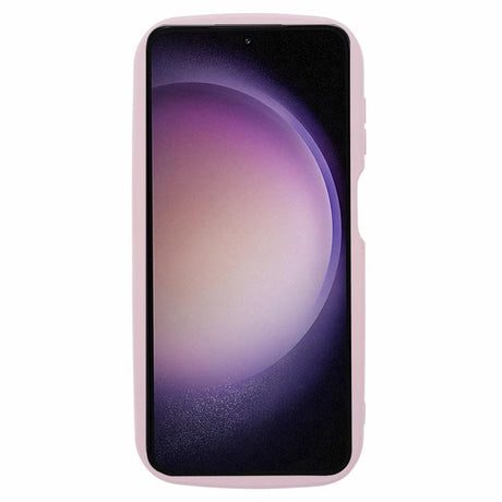 EIDERWOOD Samsung Galaxy S23 FE Fleksibelt Plastik Cover m. Bølget Kanter - Lyserød