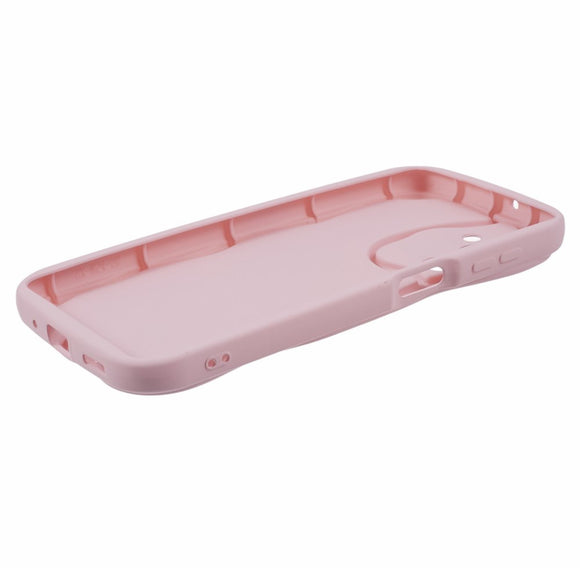 EIDERWOOD Samsung Galaxy S23 FE Fleksibelt Plastik Cover m. Bølget Kanter - Lyserød