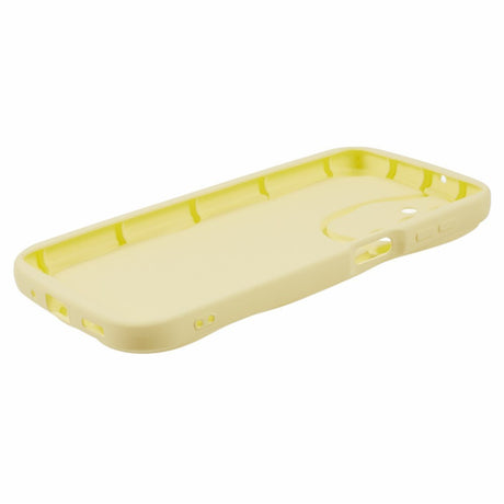 EIDERWOOD Samsung Galaxy S23 FE Fleksibelt Plastik Cover m. Bølget Kanter - Gul