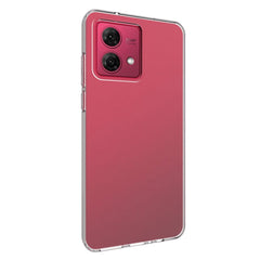 Motorola Moto G84 Fleksibelt Plastik Cover - Gennemsigtig