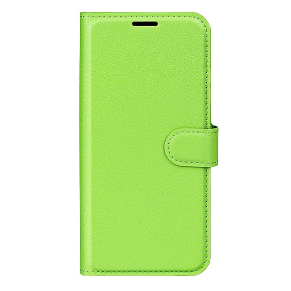 Xiaomi 13T / 13T Pro Litchi Læder Cover m. Pung - Grøn