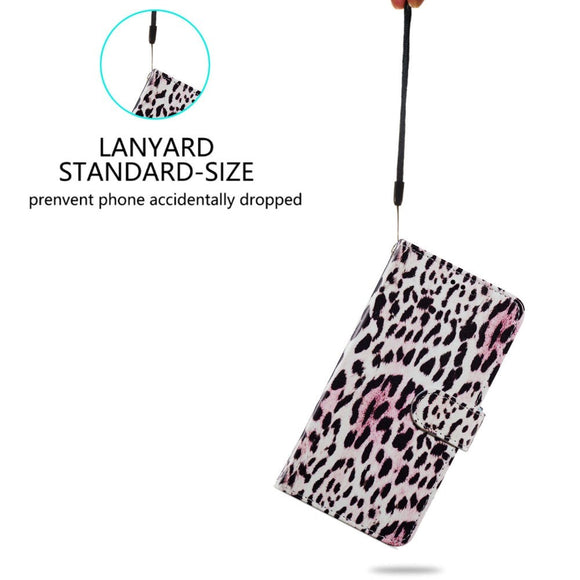 Honor 90 Lite Kunstlæder Cover m. Pung og Strop - Leopard